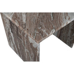 Vernazza Marble End / Side Table in Brown