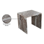Vernazza Marble End / Side Table in Brown