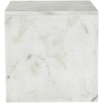 Vernazza Marble End / Side Table in White