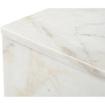 Vernazza Marble End / Side Table in White