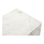 Vernazza Marble End / Side Table in White