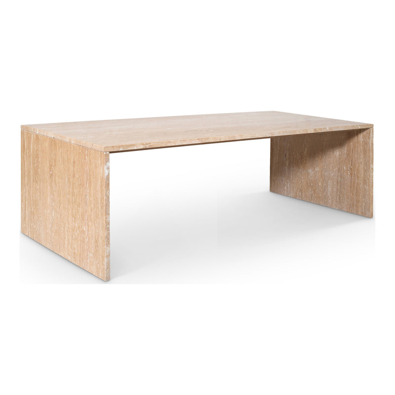 Vernazza Travertine Coffee Table in Natural
