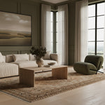 Vernazza Travertine Coffee Table in Natural