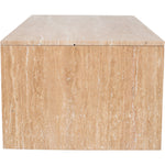 Vernazza Travertine Coffee Table in Natural