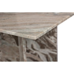 Verona 78" Marble Dining Table (3 Boxes) in Brown