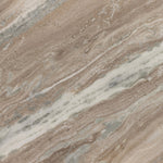Verona 78" Marble Dining Table (3 Boxes) in Brown