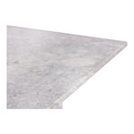 Verona 78" Marble Dining Table (3 Boxes) in White