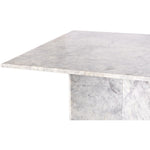 Verona 78" Marble Dining Table (3 Boxes) in White