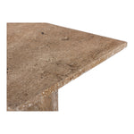 Verona Travertine End Table in Natural