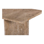 Verona Travertine End Table in Natural