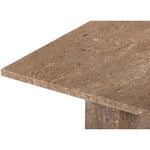 Verona Travertine End Table in Natural