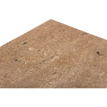 Verona Travertine End Table in Natural