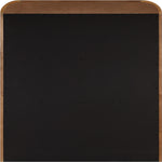 Fluted Solid Wood And Oak Veneer Chest in Walnut