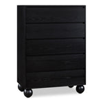 Kent Ash Wood Chest in Black