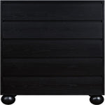 Kent Ash Wood Chest in Black
