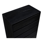 Kent Ash Wood Chest in Black
