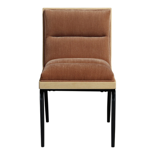Viceroy Fabric Upholstered Dining Chair in Cognac