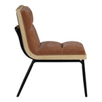Viceroy Fabric Upholstered Dining Chair in Cognac