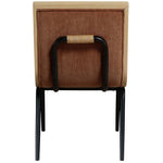 Viceroy Fabric Upholstered Dining Chair in Cognac