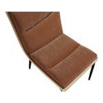 Viceroy Fabric Upholstered Dining Chair in Cognac
