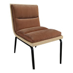 Viceroy Fabric Upholstered Dining Chair in Cognac