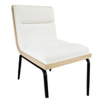 Viceroy Fabric Upholstered Dining Chair in Cream