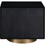 Wade Oak Veneer Nightstand / Side Table in Black