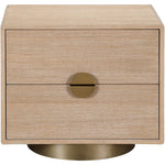 Wade Oak Veneer Nightstand / Side Table in Natural