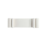 Concord Chenille Accent Bench in Ivory