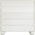 Kent Ash Wood Chest in Cream