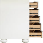 Kent Ash Wood Chest in Cream