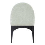Waldorf Chenille Fabric Upholstered Dining Arm Chair in Mint