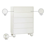Kent Ash Wood Chest in Cream