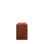 Concord Chenille Accent Bench in Terracotta
