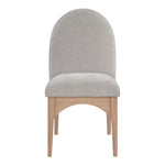 Waldorf Chenille Fabric Upholstered Dining Side Chair in Grey