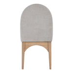 Waldorf Chenille Fabric Upholstered Dining Side Chair in Grey