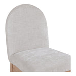 Waldorf Chenille Fabric Upholstered Dining Side Chair in Grey