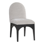 Waldorf Chenille Fabric Upholstered Dining Side Chair in Grey