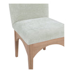 Waldorf Chenille Fabric Upholstered Dining Side Chair in Mint