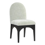 Waldorf Chenille Fabric Upholstered Dining Side Chair in Mint