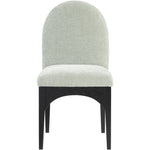 Waldorf Chenille Fabric Upholstered Dining Side Chair in Mint