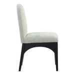 Waldorf Chenille Fabric Upholstered Dining Side Chair in Mint