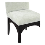 Waldorf Chenille Fabric Upholstered Dining Side Chair in Mint