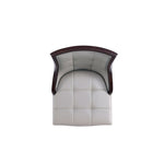 Fifth Avenue Wood Upholstered Barstool in Light Gray