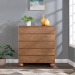 Kent Ash Wood Chest in Walnut
