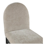Waldorf Chenille Fabric Upholstered Dining Side Chair in Beige