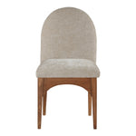 Waldorf Chenille Fabric Upholstered Dining Side Chair in Beige