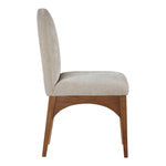 Waldorf Chenille Fabric Upholstered Dining Side Chair in Beige