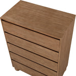 Kent Ash Wood Chest in Walnut