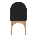 Waldorf Boucle Fabric Upholstered Dining Side Chair in Black